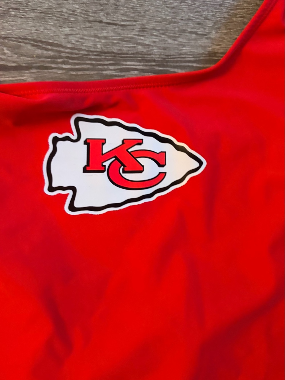 Women’s Plus Size 2X Kansas City Chiefs one-piece swimsuit. - Picture 3 of 8